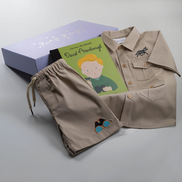 Boys’ Safari Set & Book Gift Box