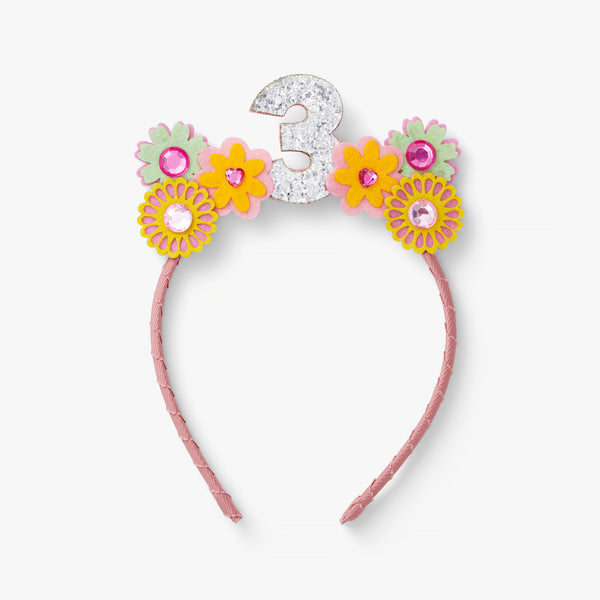 Birthday Floral Gem Crown