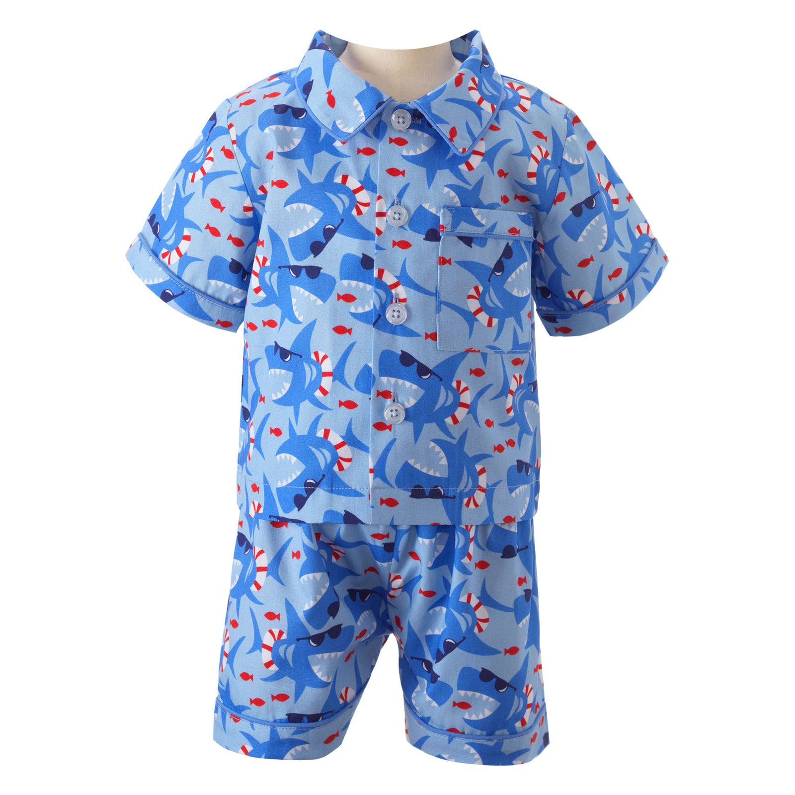 Shark pyjamas boys sale