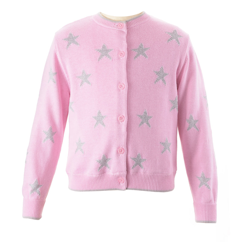 Cardigan with outlet stars