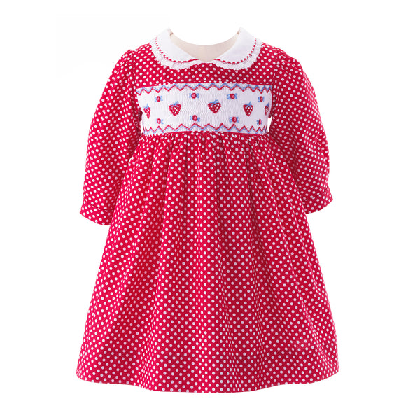 Strawberry Smocked Dress & Bloomers