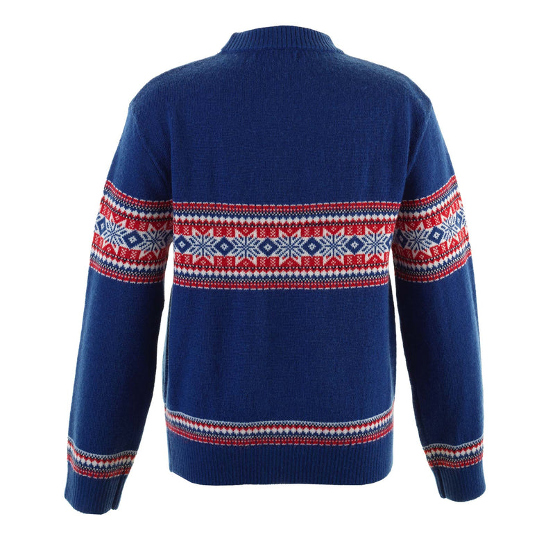 Fairisle Sweater, Navy