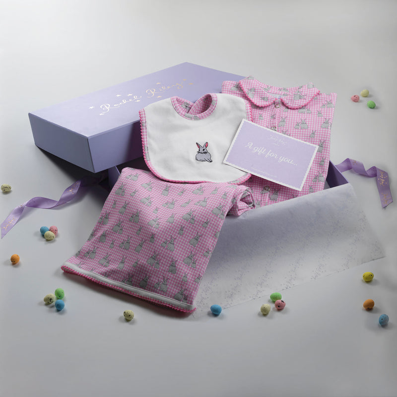 Pink Bunny Baby Gift Set