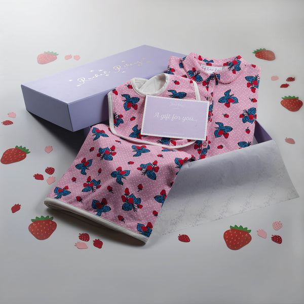 Strawberry Baby Gift Set