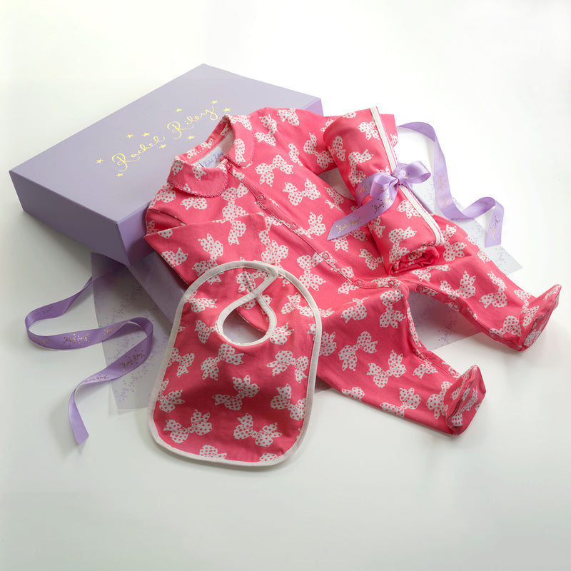 Polka Dot Bow Gift Set