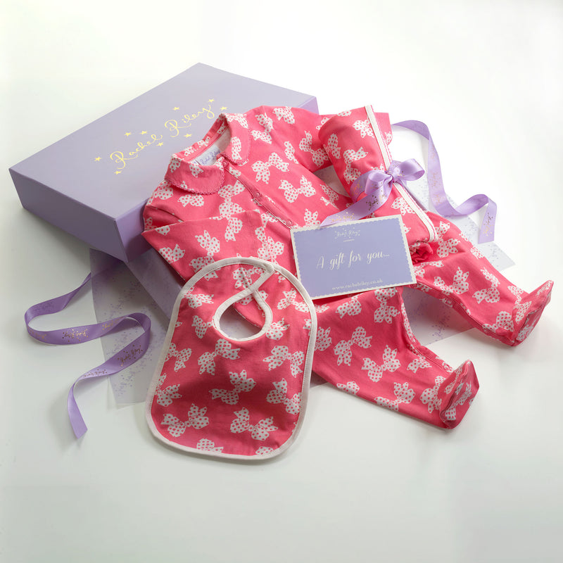 Polka Dot Bow Gift Set