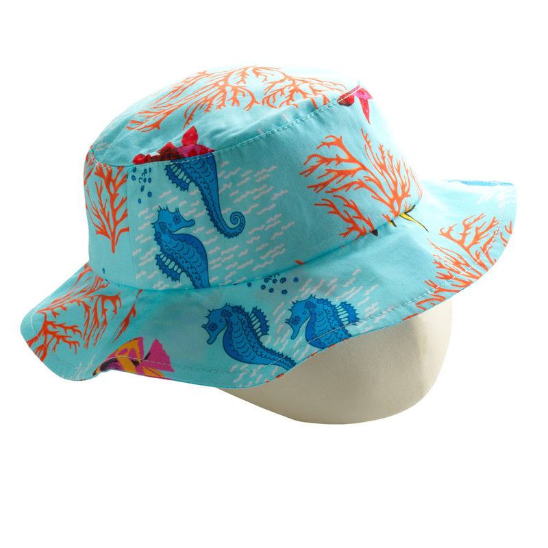 Coral Reef Sun Hat, Boys