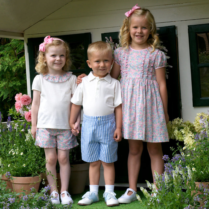 Seersucker Stripe Shorts