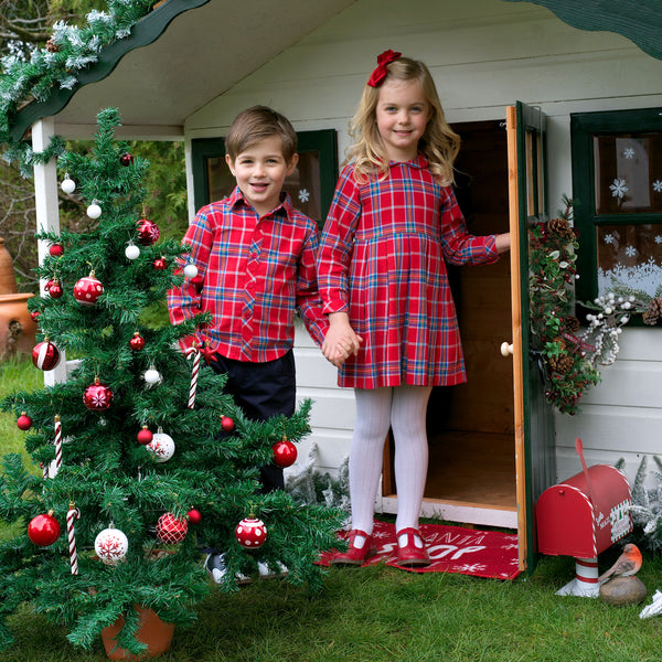 Tartan Pleated Dress