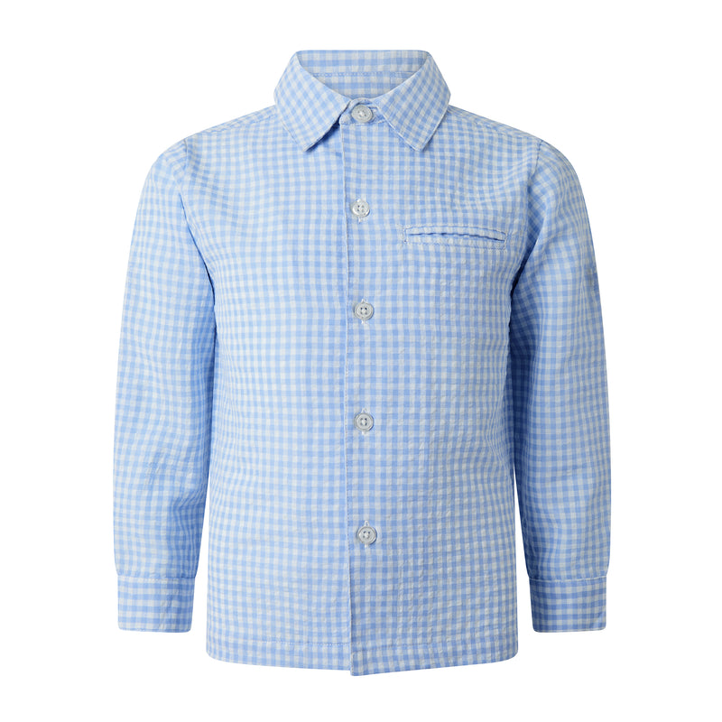 Gingham Turn-up Shirt