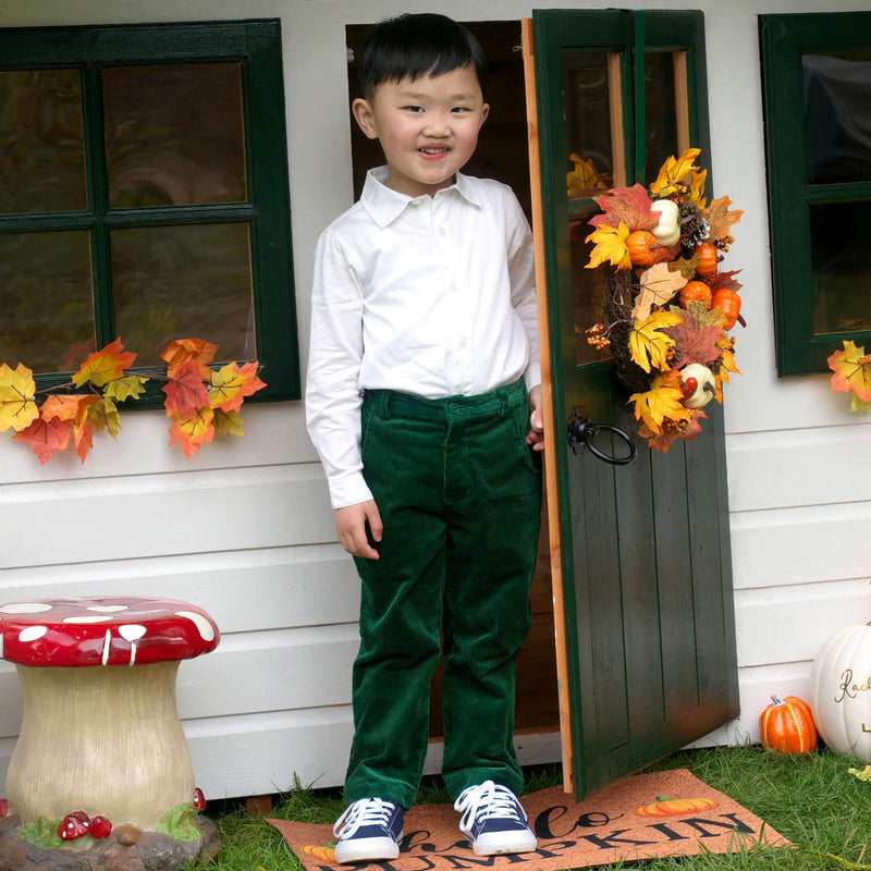 Green Cord Trousers