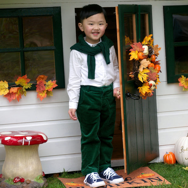 Green Cord Trousers