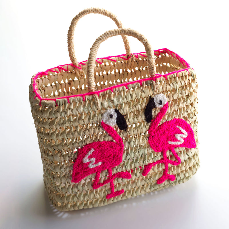 Beach bag flamingo on sale