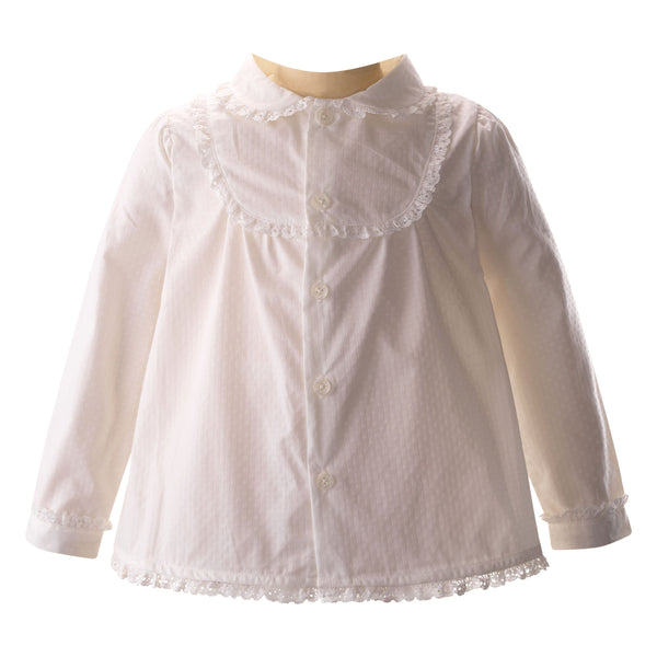 Lace Trim Blouse