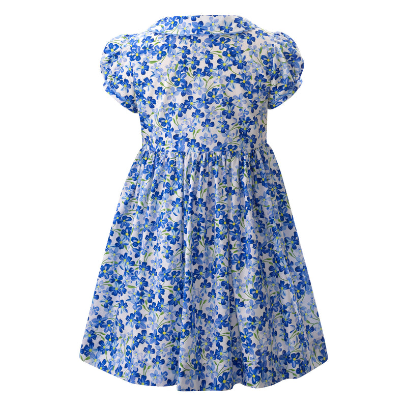 Periwinkle Button-front Dress