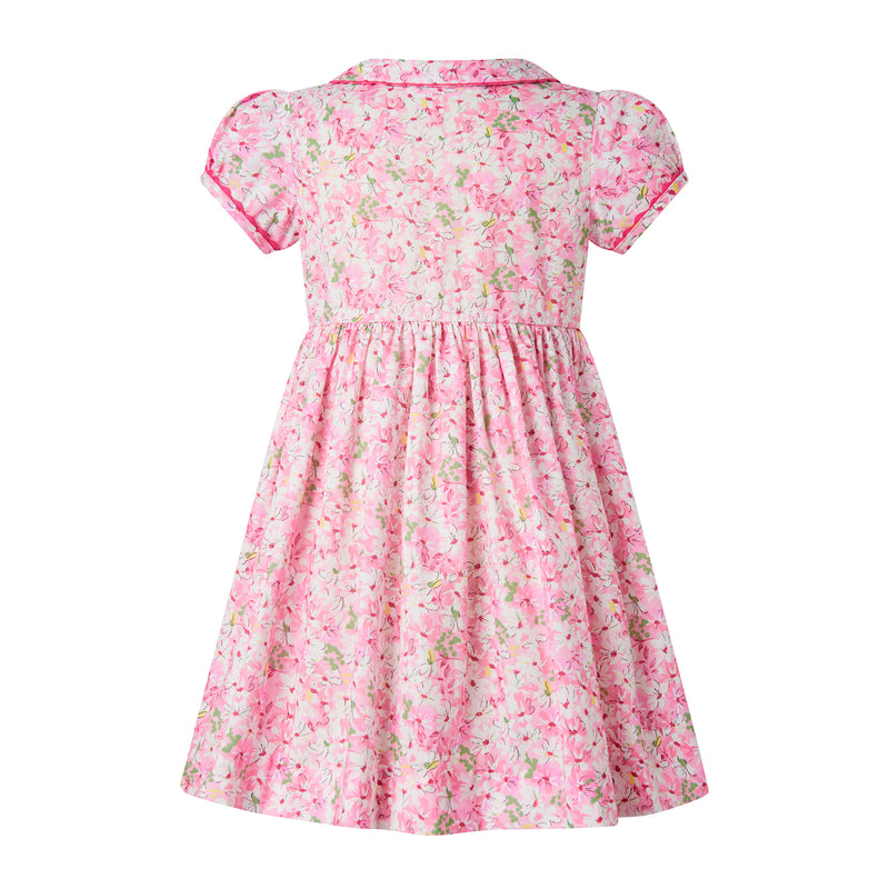 Daisy Button-front Dress, Pink