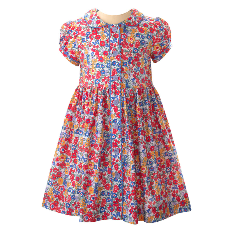 Meadow Floral Button-front Dress