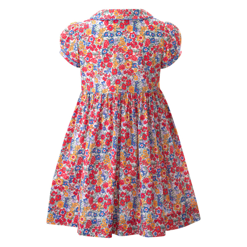 Meadow Floral Button-front Dress