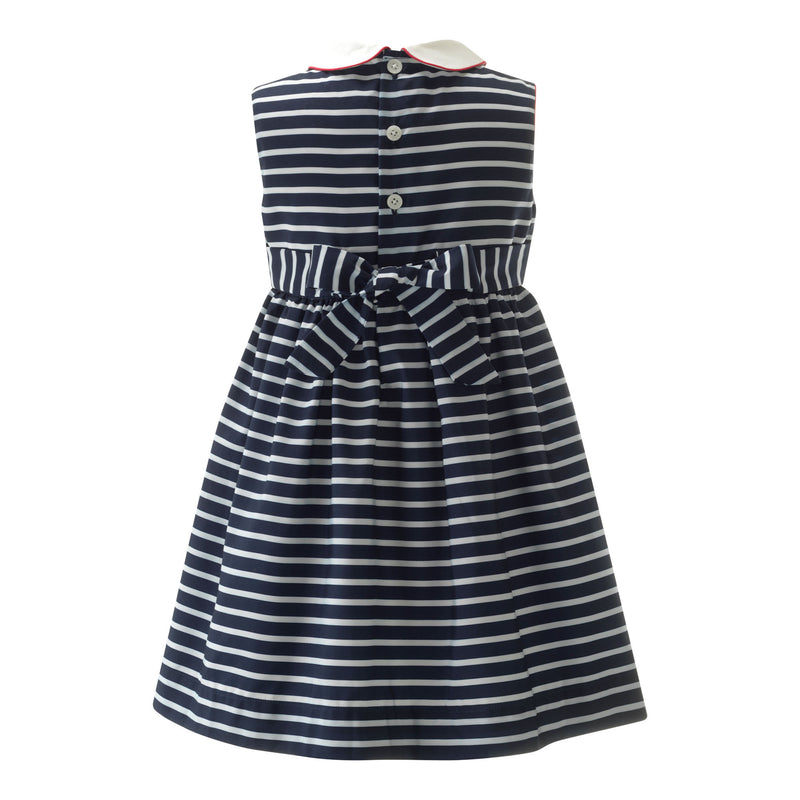 Striped Peter Pan Collar Dress