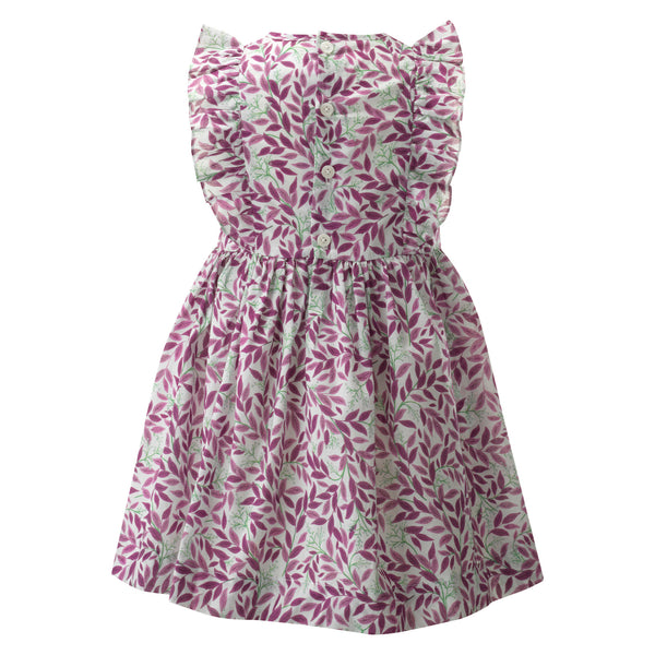 Leafy Frill Dress