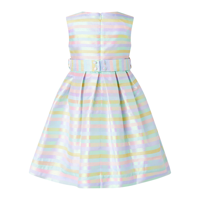 Pastel Stripe Party Dress