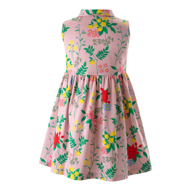 Botanical Floral Jersey Dress