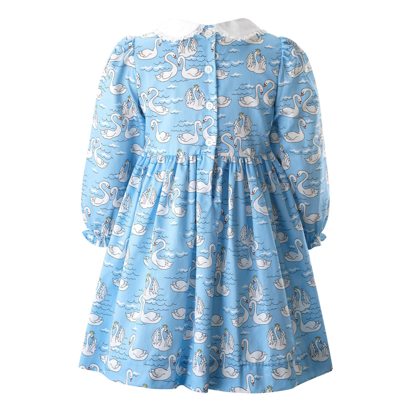 Peter Pan Collar Swan Dress