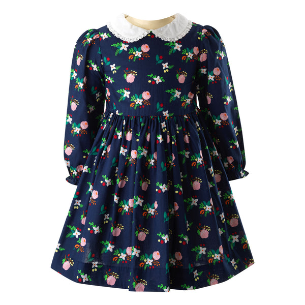 Peter Pan Collar Floral Dress