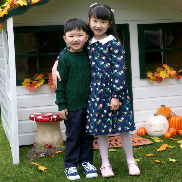 Peter Pan Collar Floral Dress