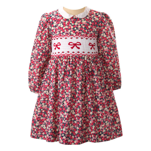 Bow Smocked Dress