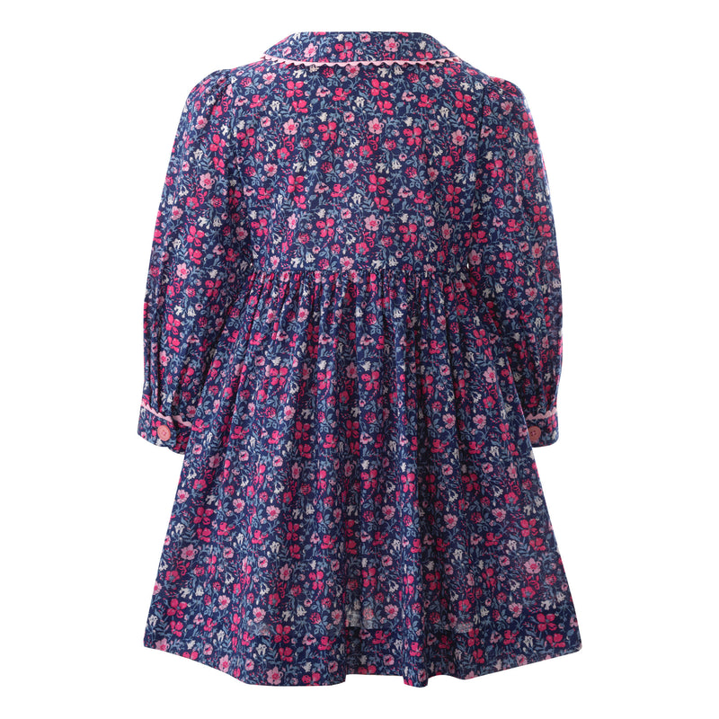 Snowdrop Floral Button-front Dress