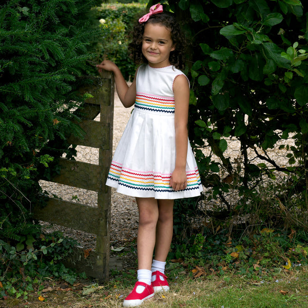 Ric Rac Applique Dress