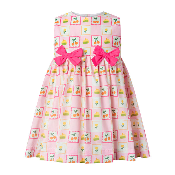 Patchwork Bow Dress