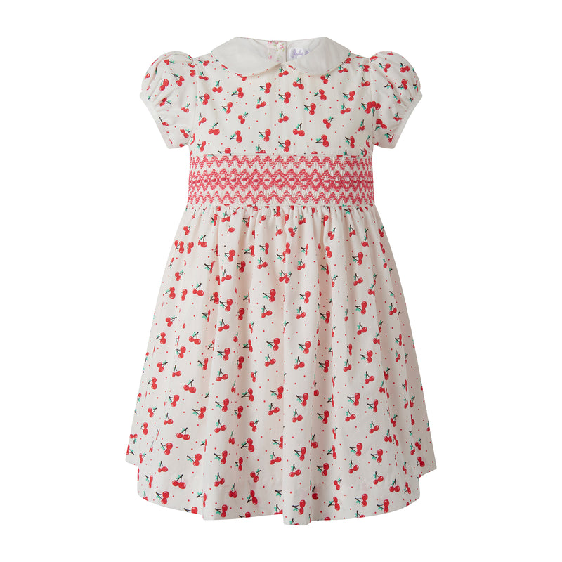 Cherry Smocked Dress