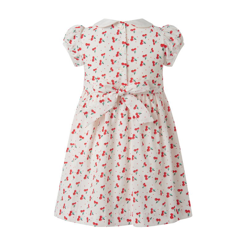 Cherry Smocked Dress