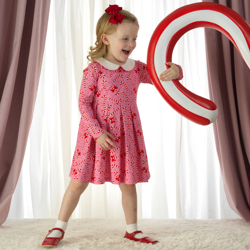 Candy Cane Jersey Dress