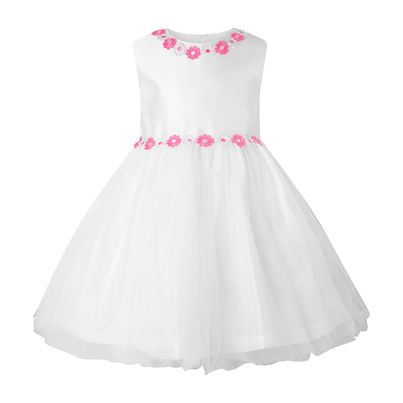 Pink Daisy Tulle Dress