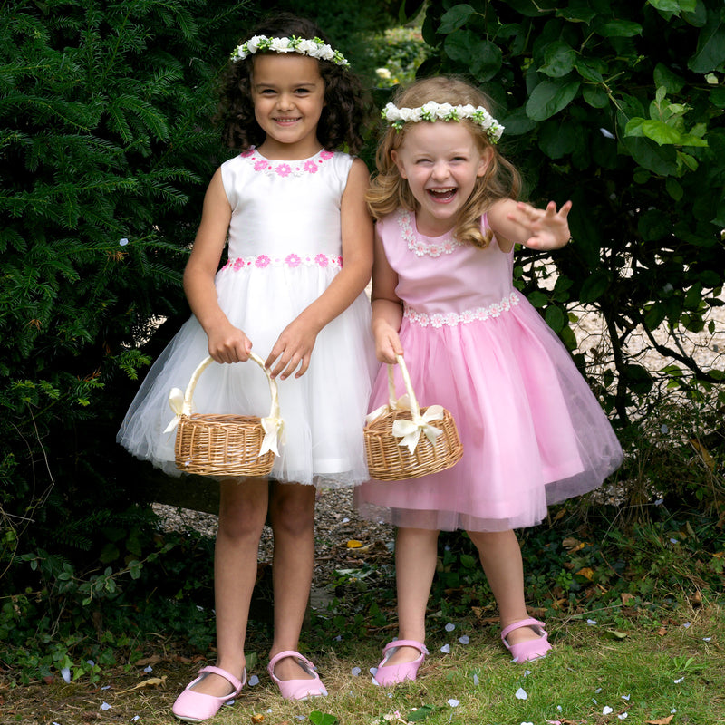 Pink Daisy Tulle Dress