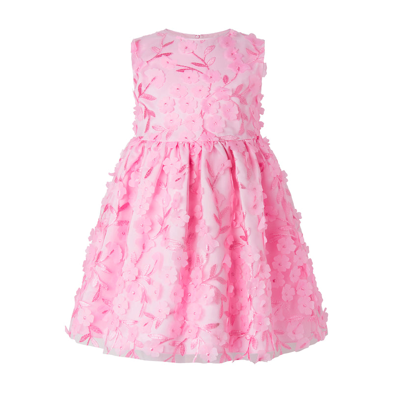 Flutter Rose Party Dress