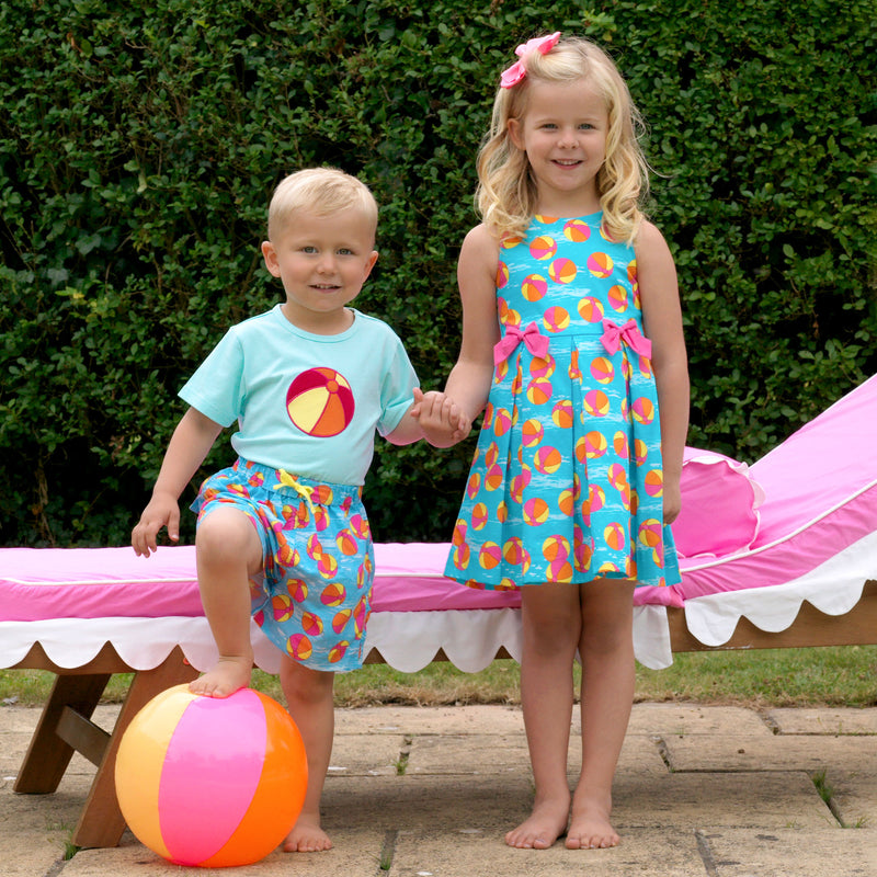 Pool Play Pleated Sundress