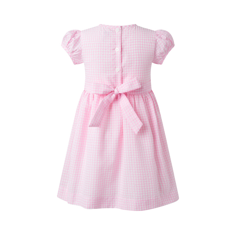 Gingham Smocked Dress