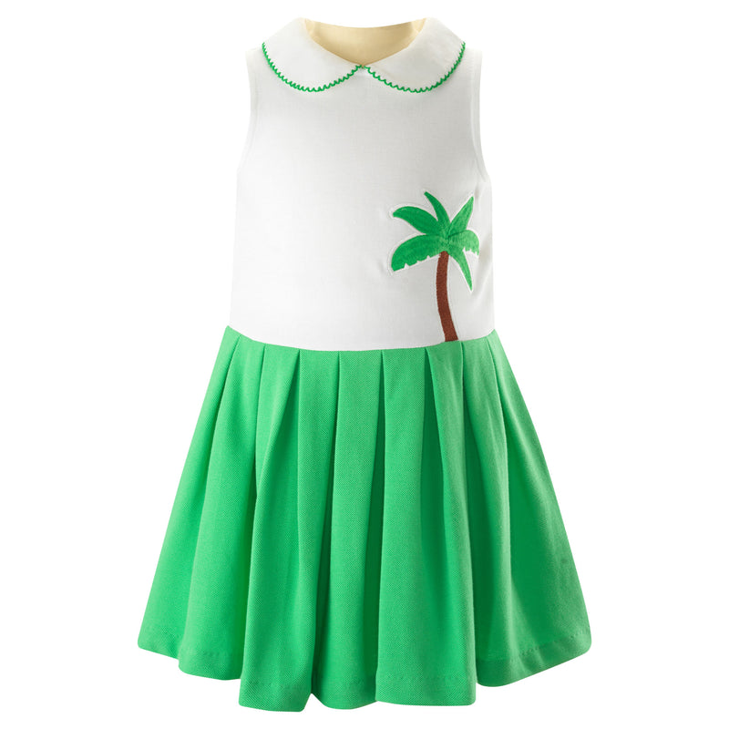 Palm Tree Jersey Dress