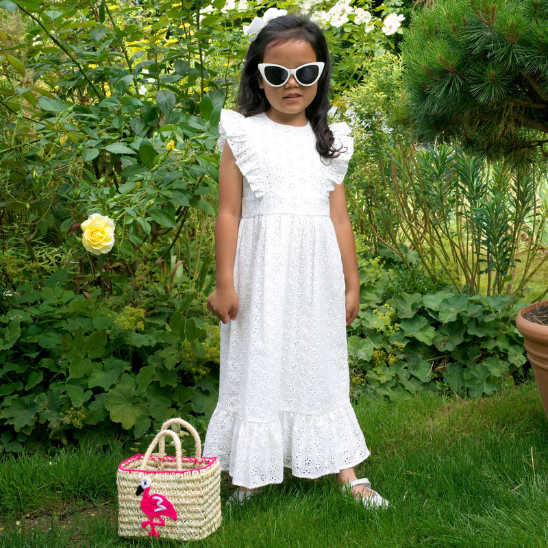 Eyelet Maxi Dress