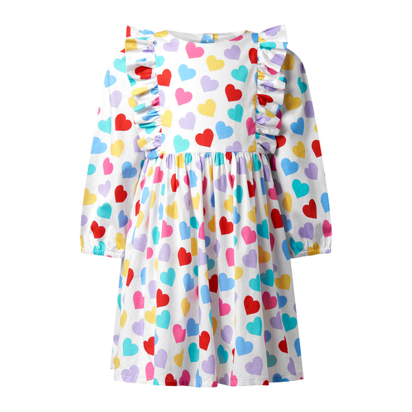 Confetti Heart Frill Dress