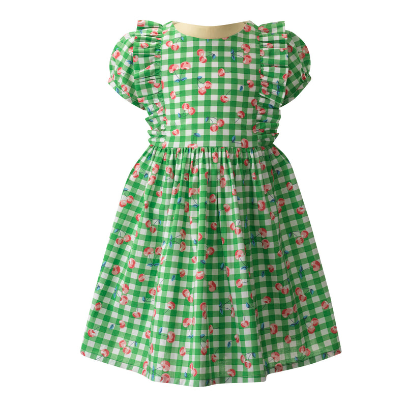 Cherry Check Dress