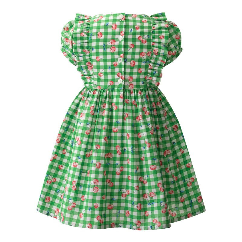 Cherry Check Dress