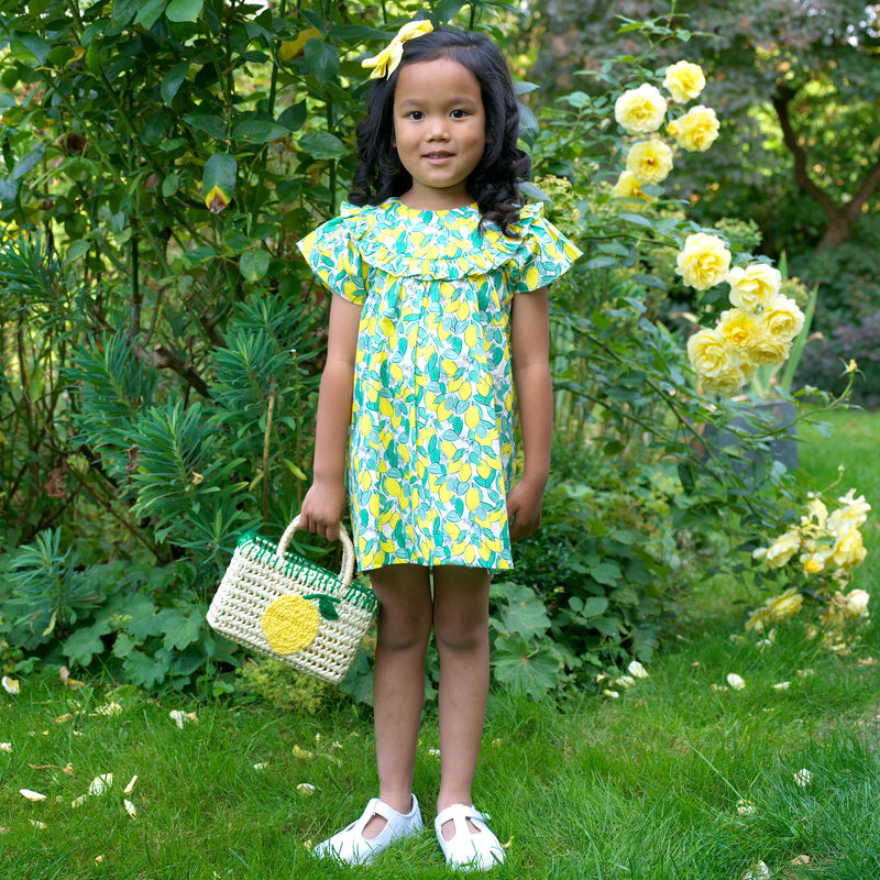 Lemon Frill Sundress