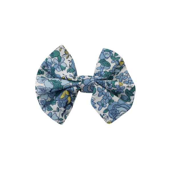 Blue Petal Blossom Hairbow