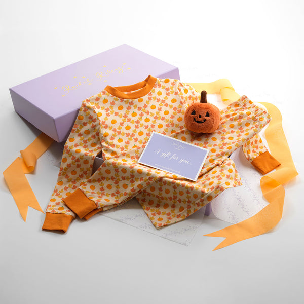 Kids Pumpkin Pyjamas Gift Set