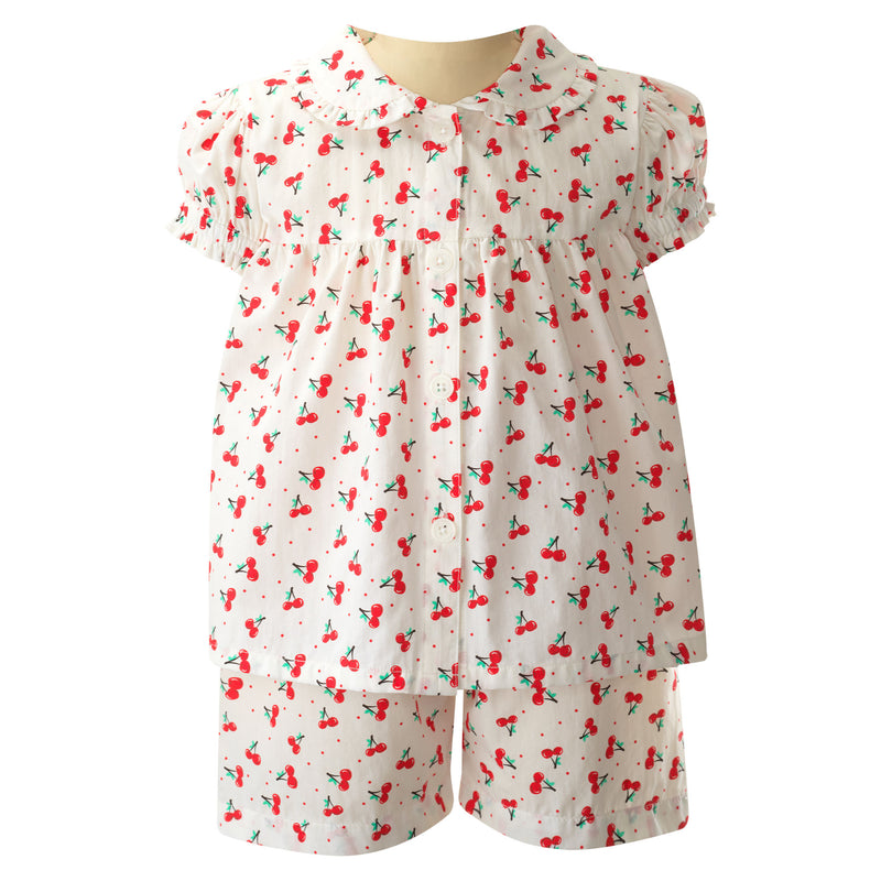 Cherry Babydoll Short Pyjamas